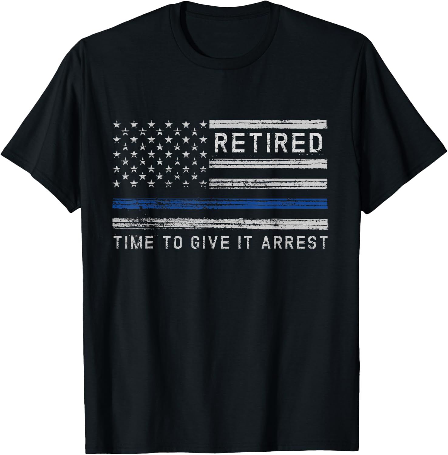 Retired Police Officer 2022 Retiring Cop Officer Retiree T-Shirt - T-Shirt | Black