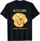 Hilarious Butter Dog Head Meme Funny Viral Pet Trend Men Women T-Shirt - T-Shirt | Black