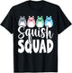 Squish Squad! Stuffed Animal Plush Mallow Collector Soft T-Shirt - T-Shirt | Black