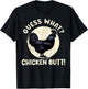 Guess What Chicken Butt Kids Ayam Cemani Men Rooster T-Shirt - T-Shirt | Black