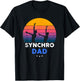 Synchronized Swimming - Synchro Dad - Funny T-Shirt - T-Shirt | Black
