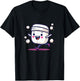 Jogging Marshmallow with Headband Costume for Boys and Girls T-Shirt - T-Shirt | Black