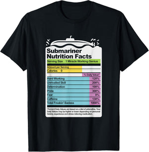 Funny US Military Submarine Gift a Veteran T-Shirt - T-Shirt | Black