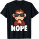 Monkey Boys Girls Kids Women T-Shirt - T-Shirt | Black