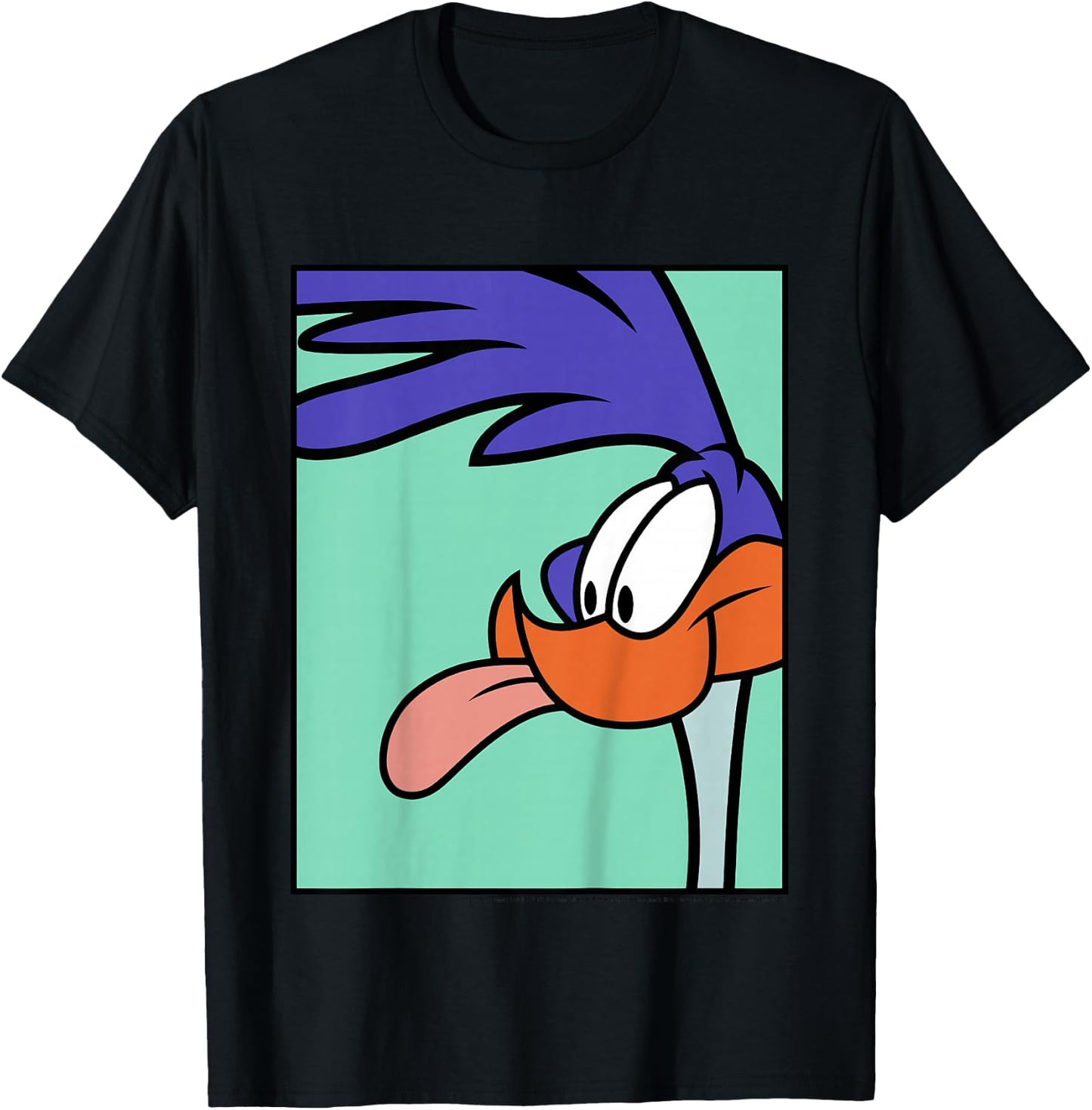Kids Looney Tunes Road Runner Portrait T-Shirt - T-Shirt | Black