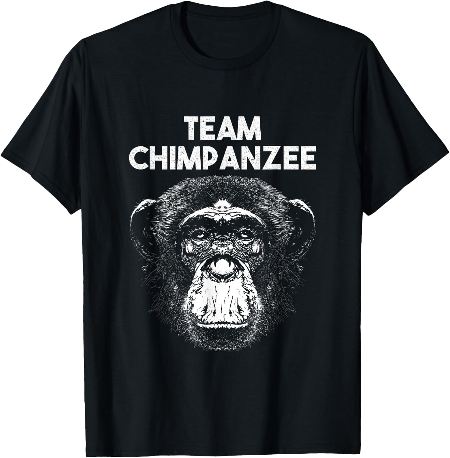 Team Chimpanzee T-Shirt - T-Shirt | Black
