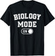 Biology Mode On Funny Biologist Gift T-Shirt - T-Shirt | Black