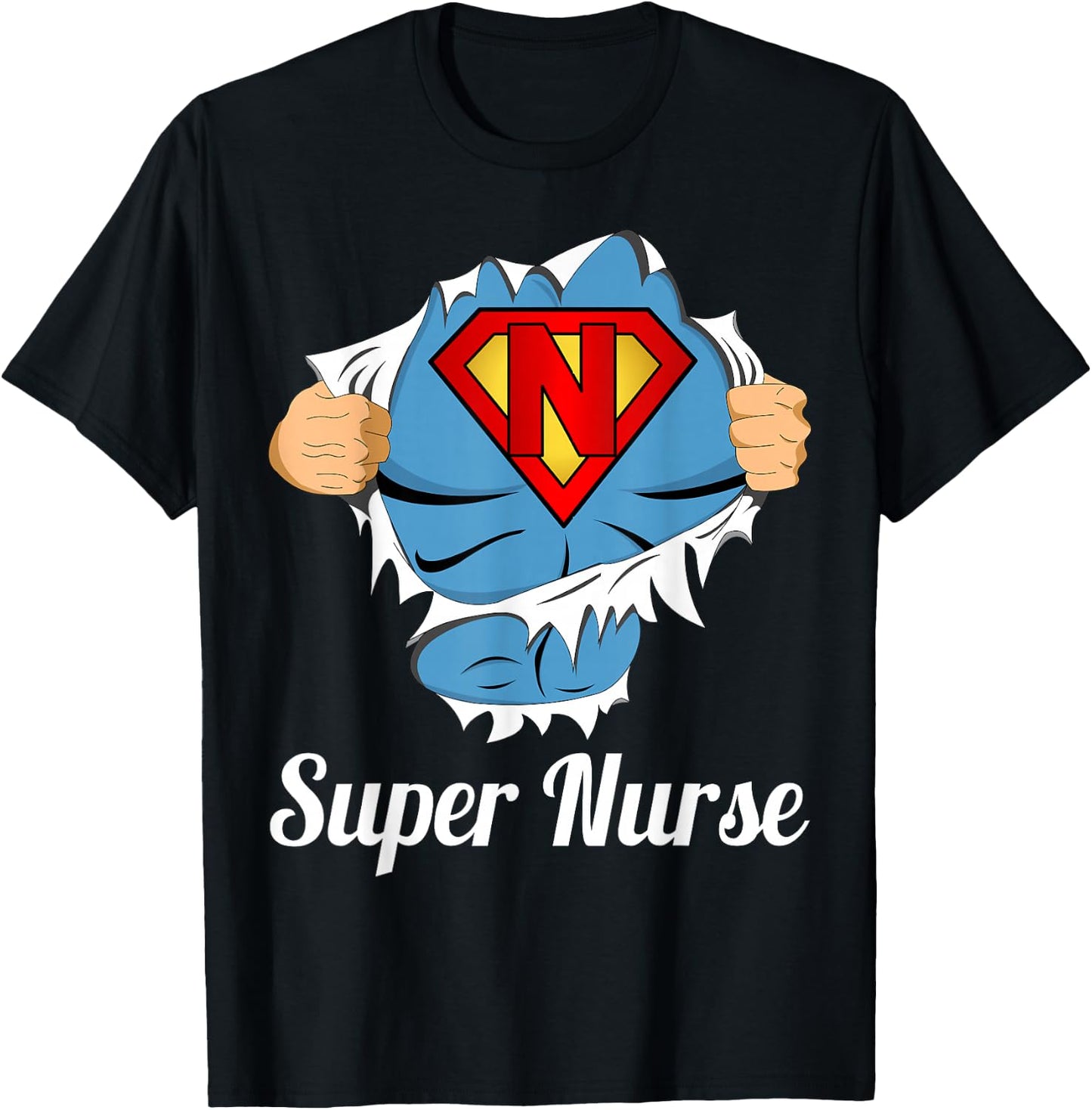 Super Nurse Superpower T-Shirt - T-Shirt | Black