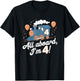 Train 4th Birthday All Aboard I'm 4 Design For Kids T-Shirt - T-Shirt | Black