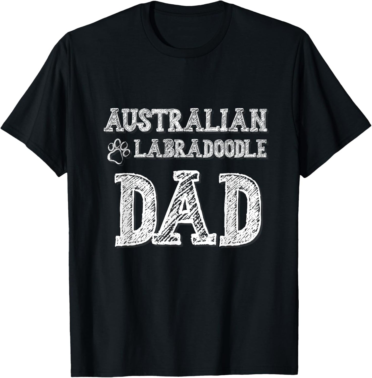 Australian Labradoodle Dad T-Shirt - T-Shirt | Black
