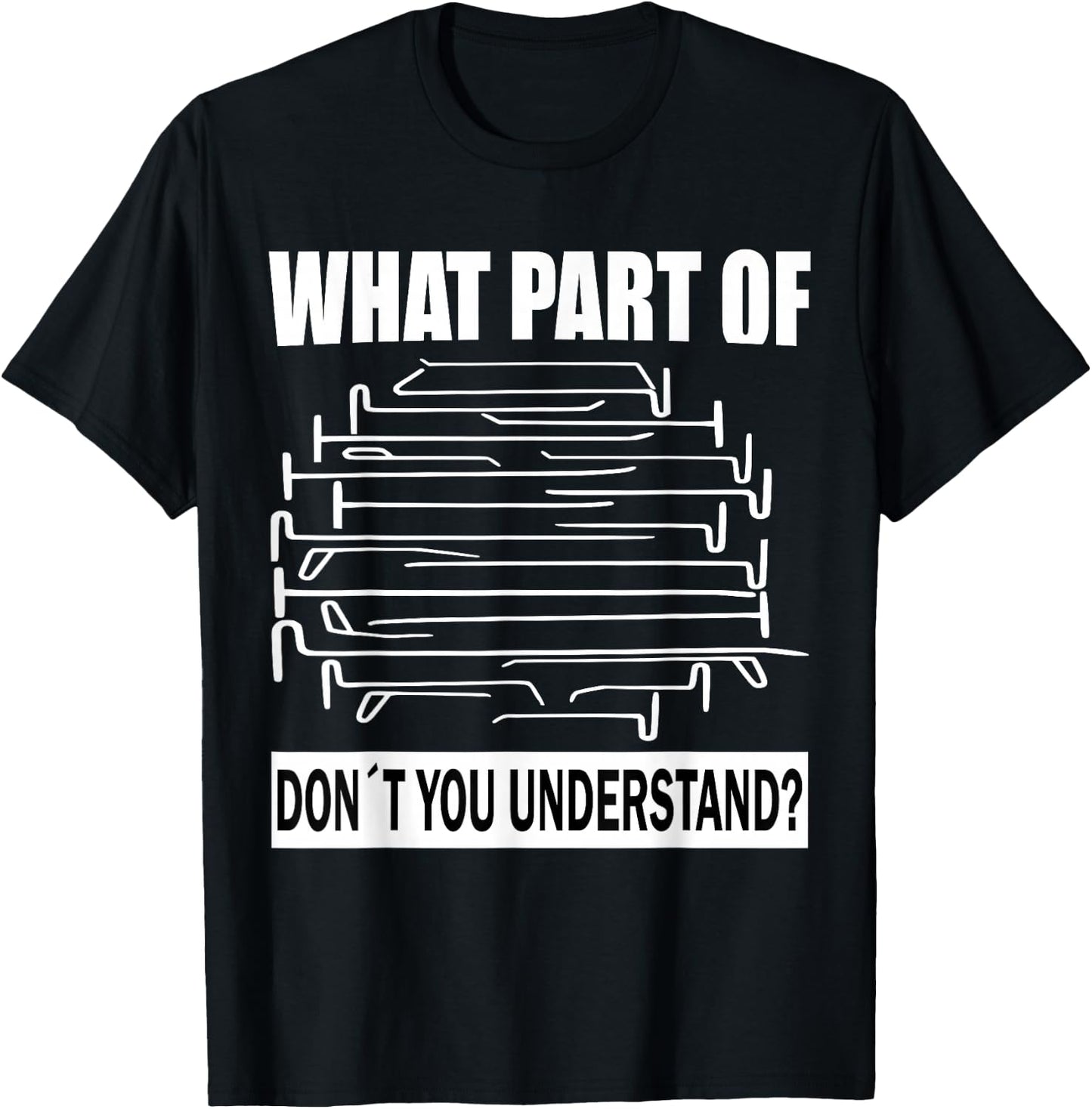 what part of don't you understand Car Dent PDR Technician T-Shirt - T-Shirt | Black