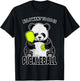 Panda Pickleball All I Want To Do Is Cute Funny Bear Player T-Shirt - T-Shirt | Black