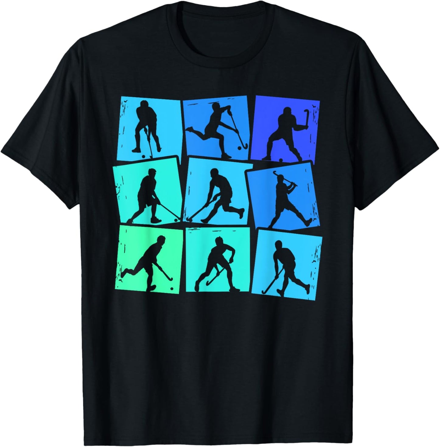 Feldhockey Hockeyspieler Kinder Herren Jungen Hockey T-Shirt - T-Shirt | Black