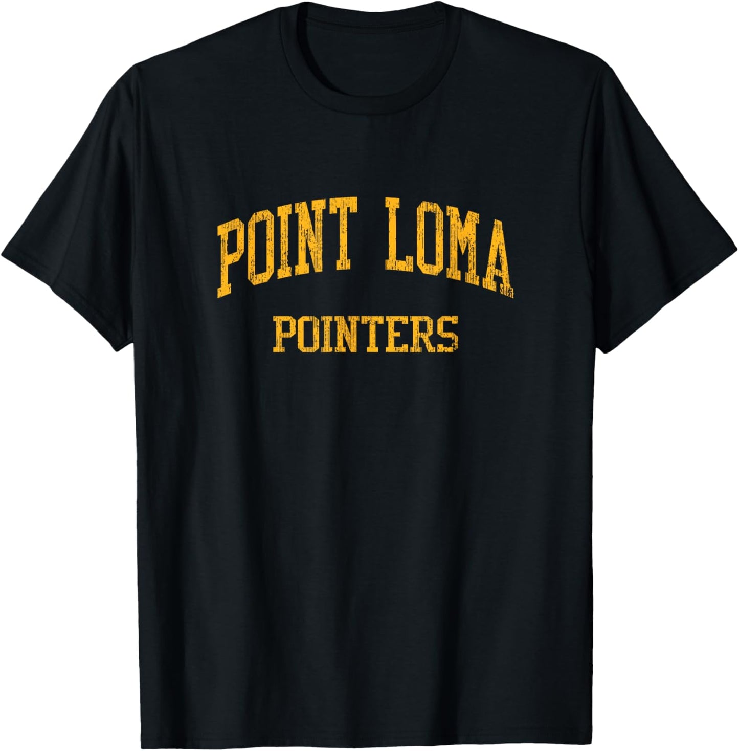 Point Loma High School HS San Diego CA Vintage Sports T-Shirt - T-Shirt | Black