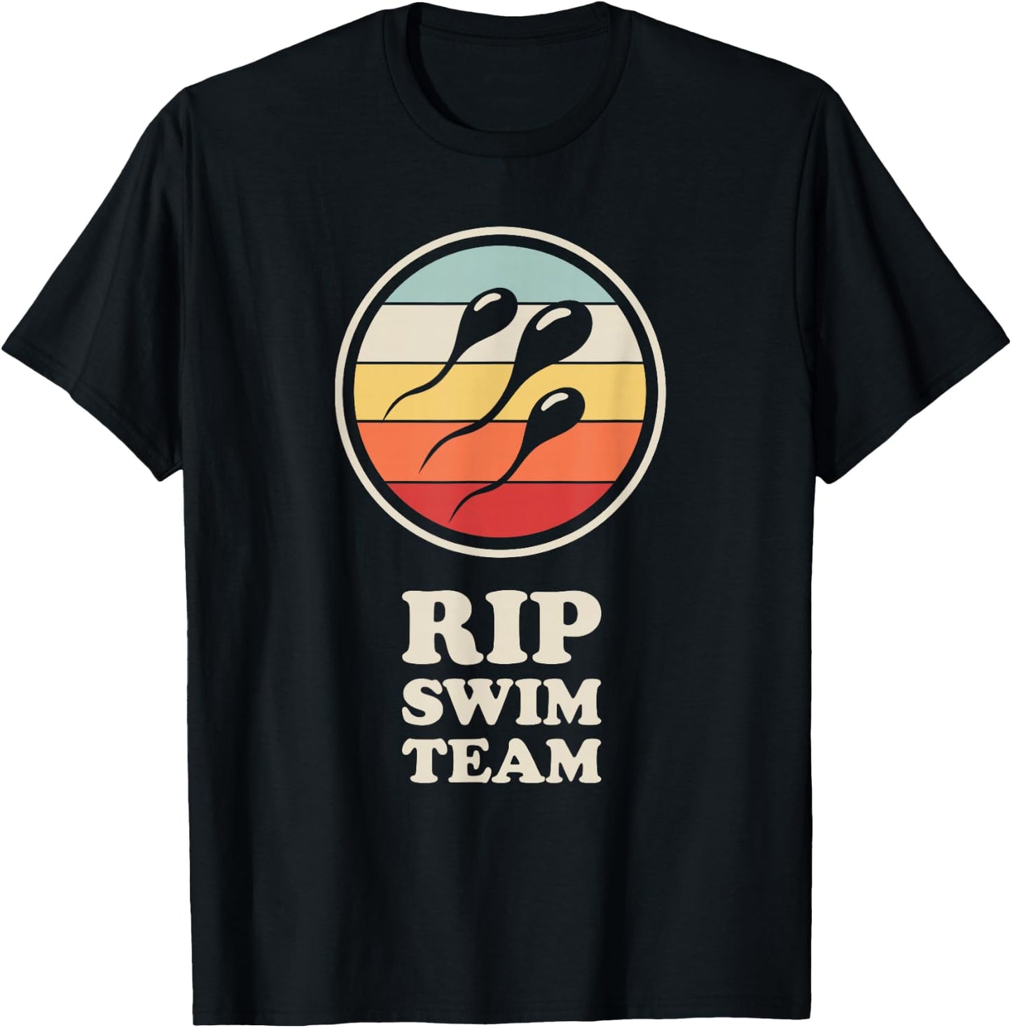 Funny Vasectomy Recovery Present "Swim Team" - Vasectomy T-Shirt - T-Shirt | Black