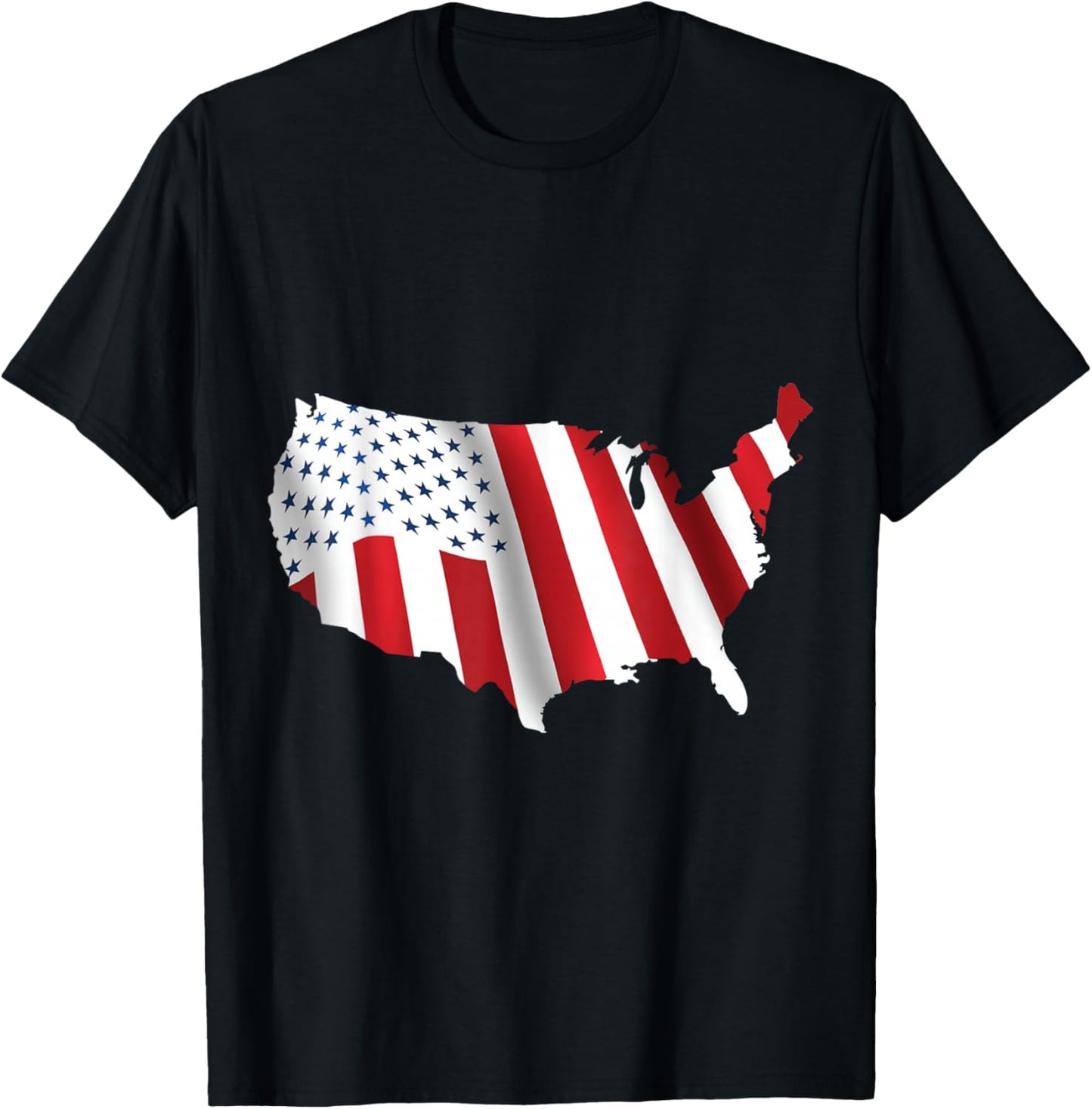 USA Civil Peace Flag T-Shirt - T-Shirt | Black
