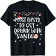 Most Likely To Get Drunk with Santa Christmas Family Match T-Shirt - T-Shirt | Black
