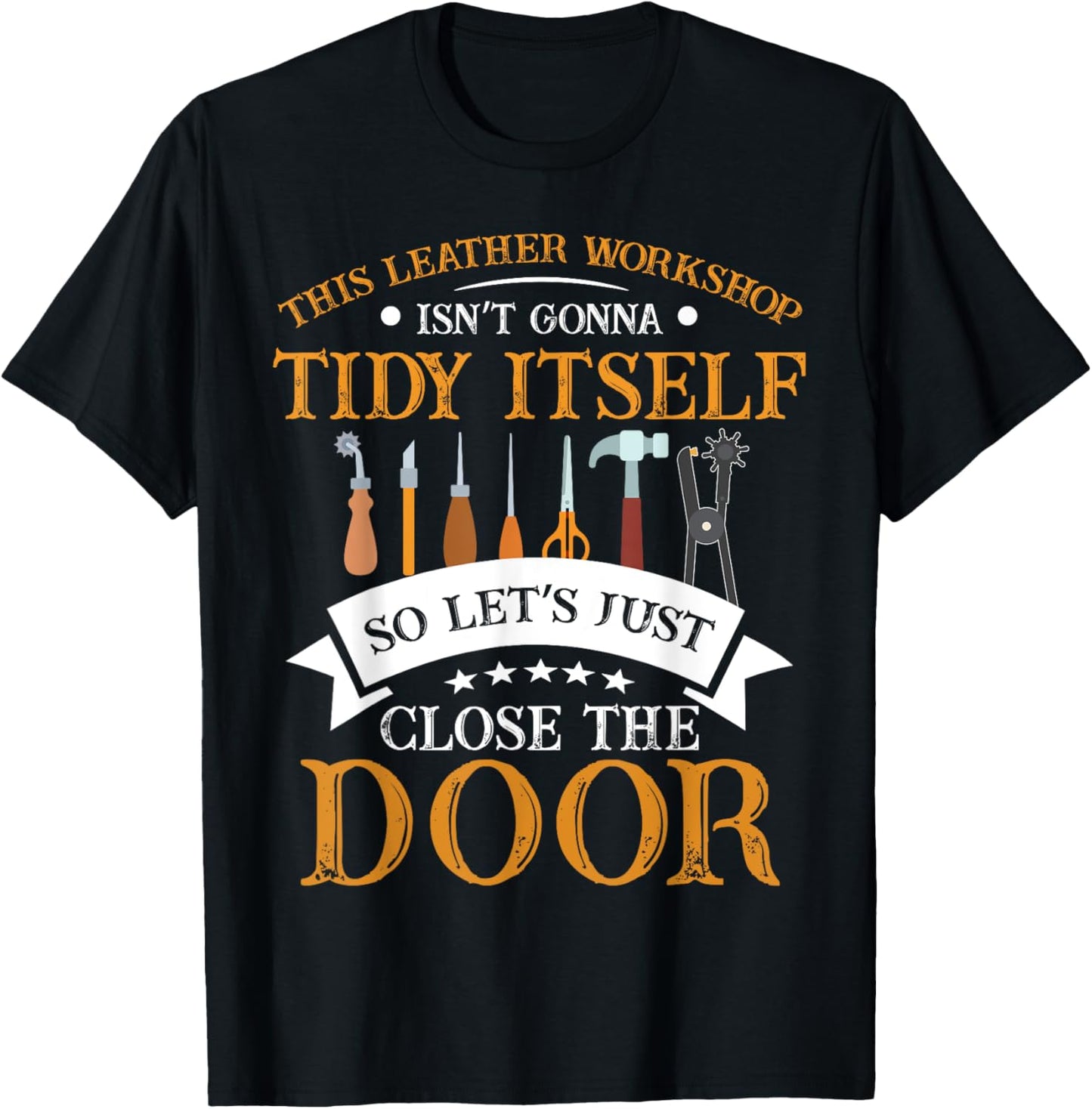 Leathercraft Leatherworking Leatherworker Leathercrafting T-Shirt - T-Shirt | Black
