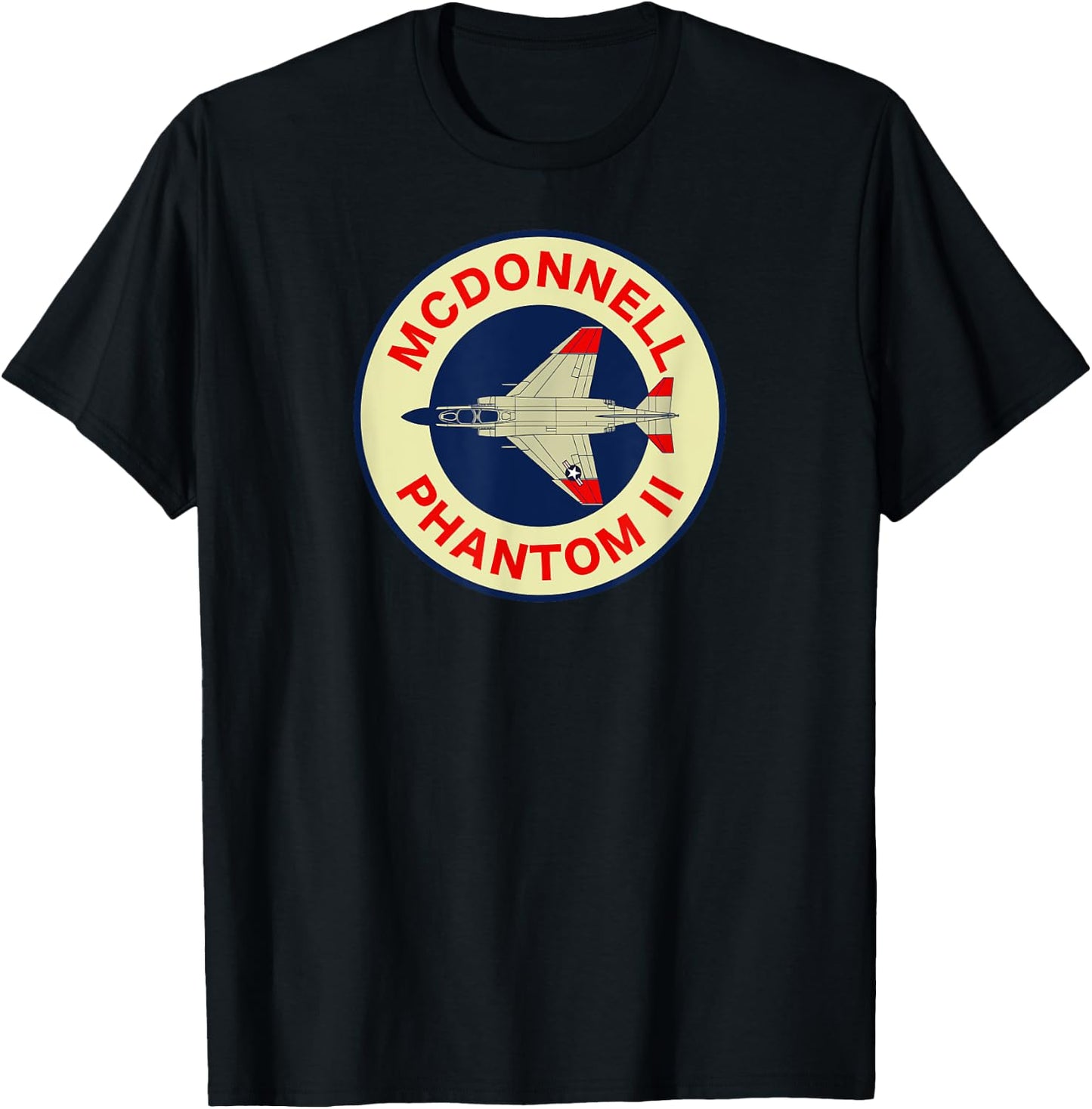 F-4 Phantom II Patch T-Shirt - T-Shirt | Black