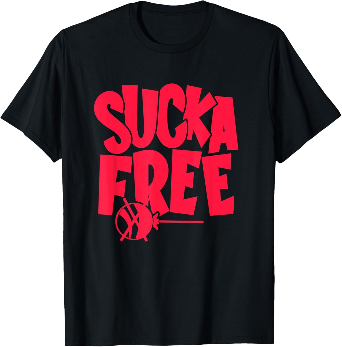 Concrete And Luxury Sucka Free Infrared T-Shirt - T-Shirt | Black