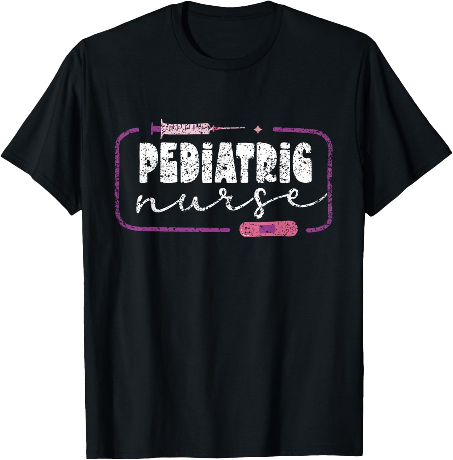 Pediatric Nurse Nurses Pediatrics Nursing T-Shirt - T-Shirt | Black