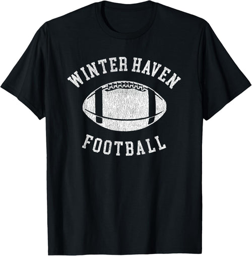 Winter Haven Football Distressed Vintage 80's Throwback