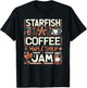 Starfish Coffee & Maple Syrup & Jam Caffeine Breakfast T-Shirt - T-Shirt | Black
