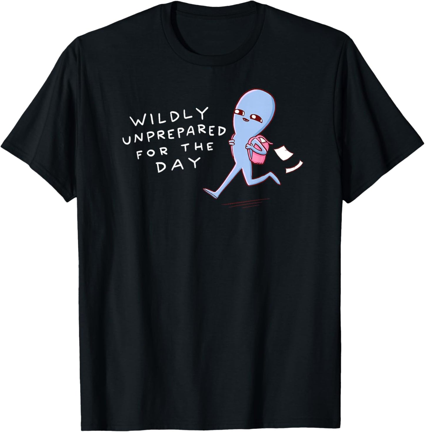 Threadless Nathan W. Pyle Wildly Unprepared Graphic T-Shirt - T-Shirt | Black