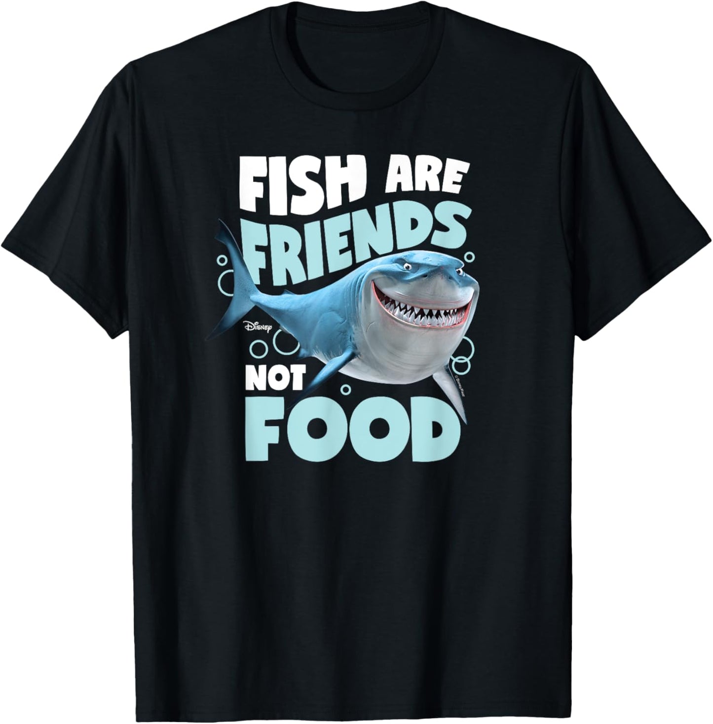 Finding Nemo - Fish Are Friends, Not Food T-Shirt - T-Shirt | Black