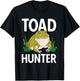 Children's Frog Catcher Toad Frog Hunter Frog T-Shirt - T-Shirt | Black