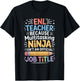 ENL Teacher Because Multitasking Ninja, English Teaching T-Shirt - T-Shirt | Black
