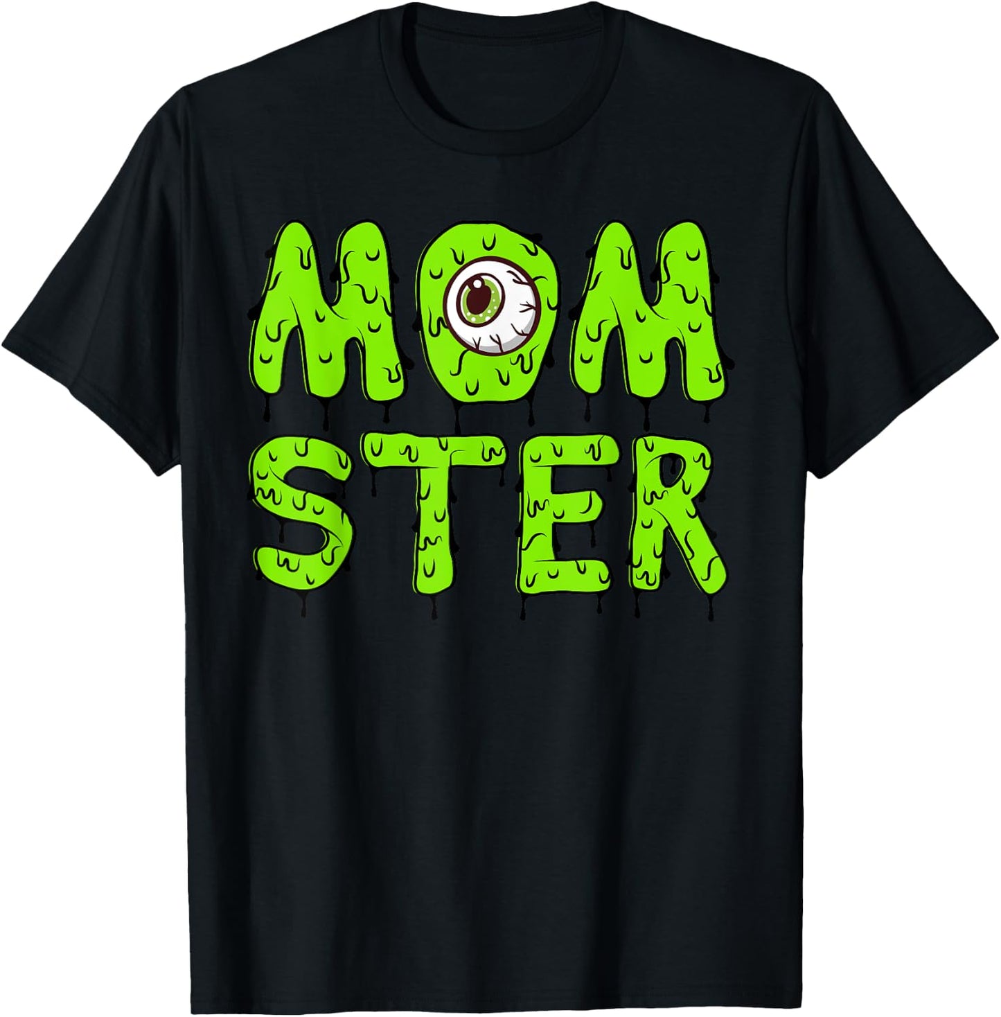 Momster Cute Halloween for Moms and Women T-Shirt - T-Shirt | Black