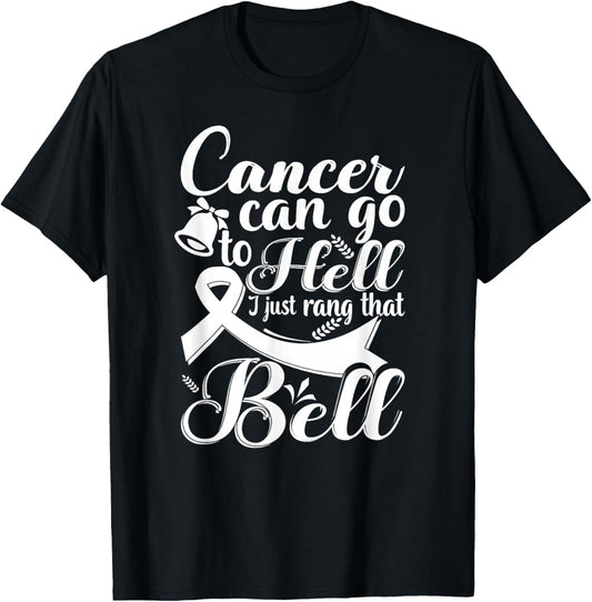 This Girl Got to Ring the Bell Chemo Grad Breast Cancer T-Shirt - T-Shirt | Black