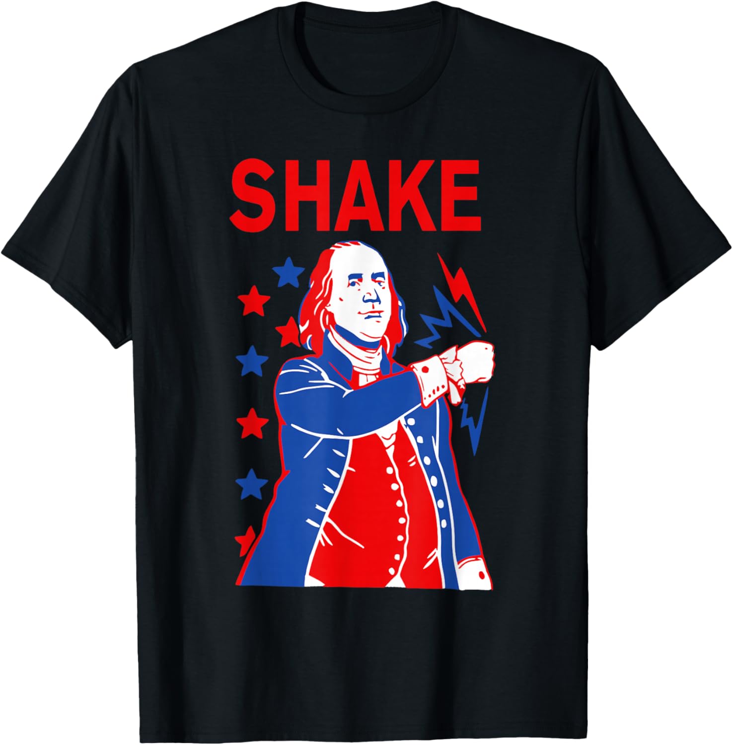 Funny Shake and Bake 4th of July Couple Matching T-Shirt - T-Shirt | Black