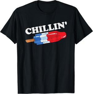 Summer Popsicle Chillin Funny Bomb Retro 80s Pop Gift T-Shirt - T-Shirt | Black