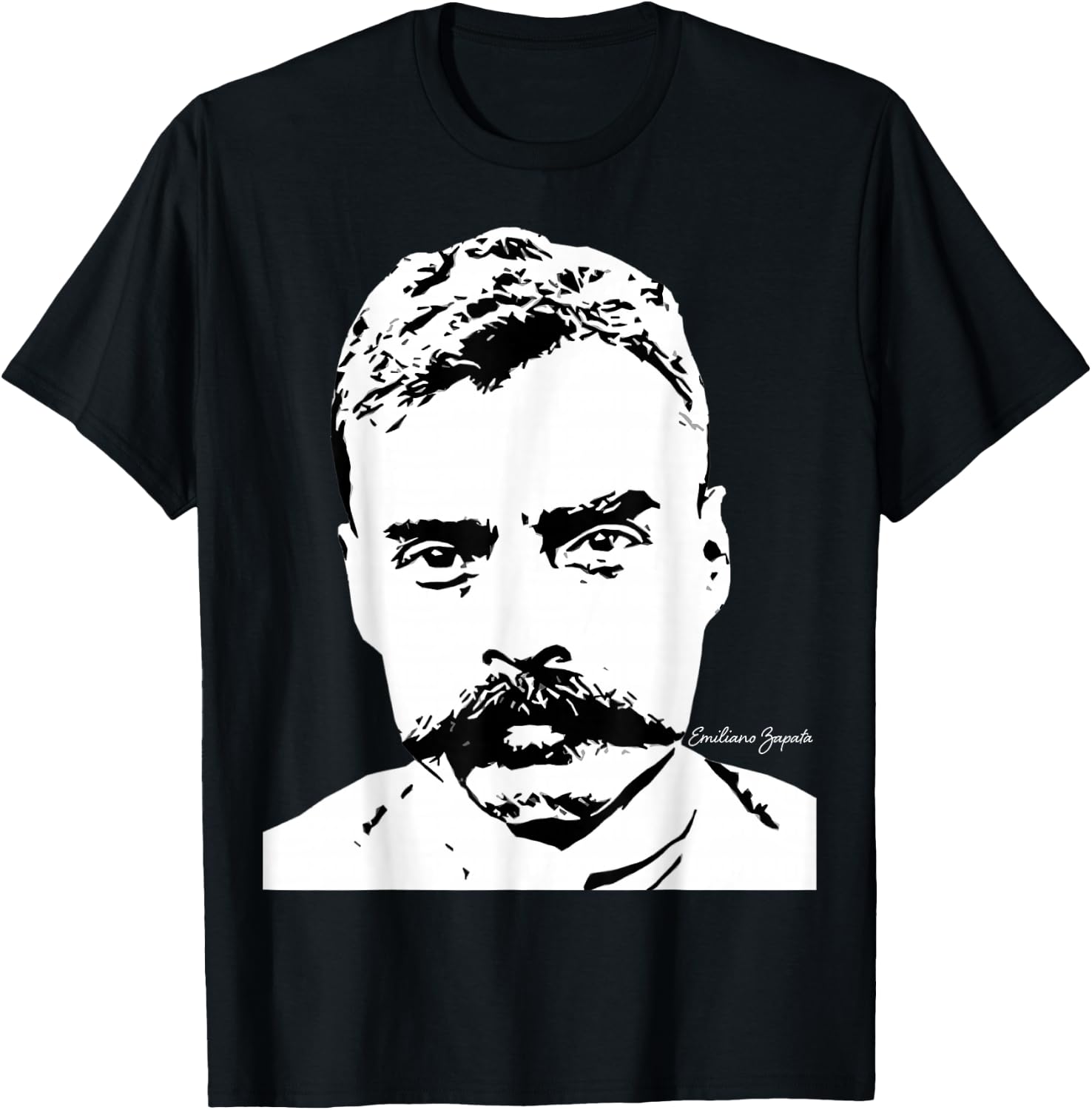 Emiliano Zapata Mexican Hero La Revolucion Mexicana T-Shirt - T-Shirt | Black