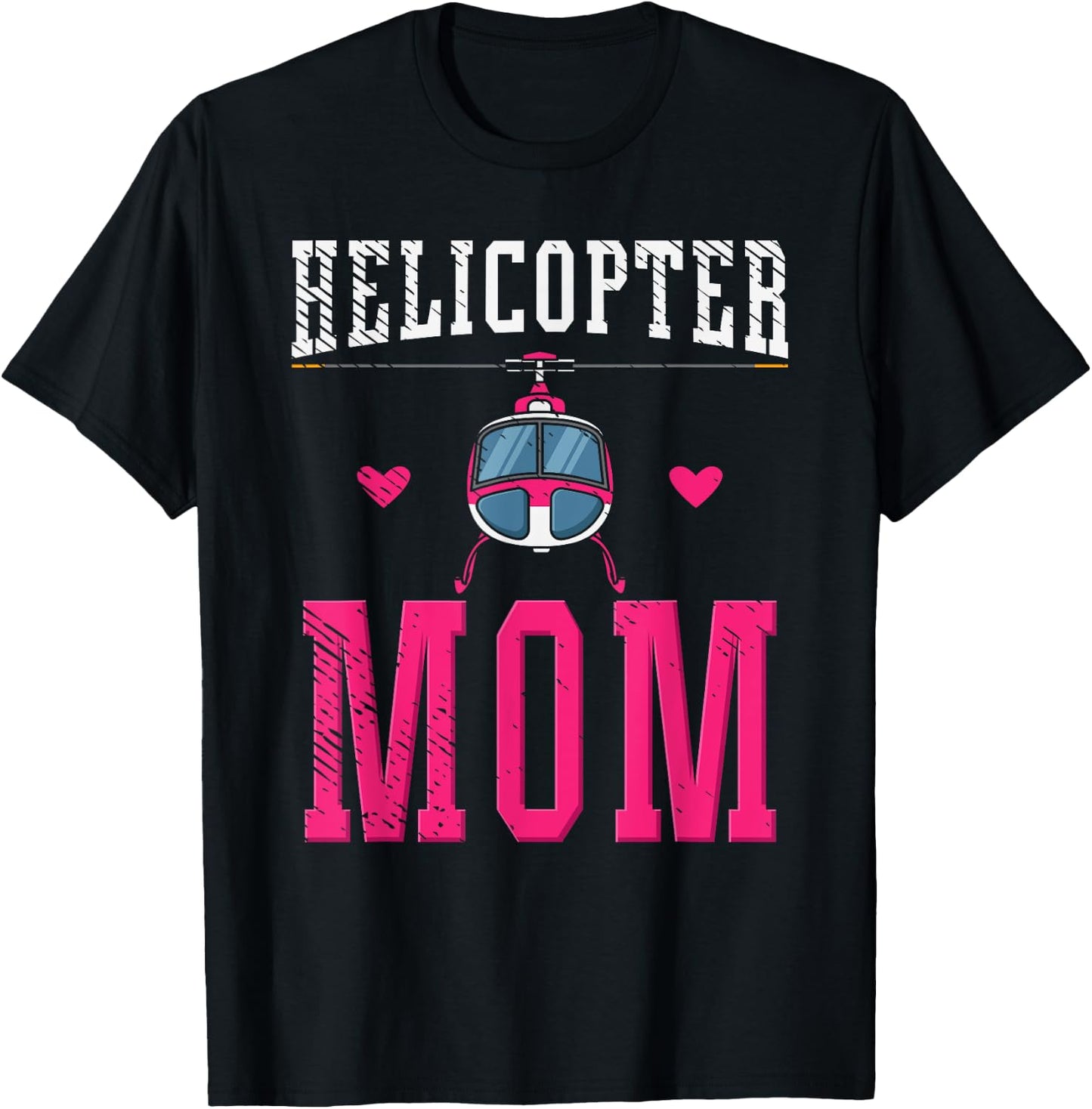 Helicopter Mom Helicopter Parents Funny Mom Governess T-Shirt - T-Shirt | Black