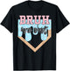 Bruh We Out Baseball Drip Boys Last Day Of School Summer T-Shirt - T-Shirt | Black