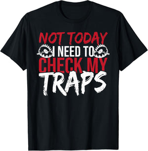 Trapping Gear Coyote Trap Hunting Steel Traps Trapper T-Shirt - T-Shirt | Black