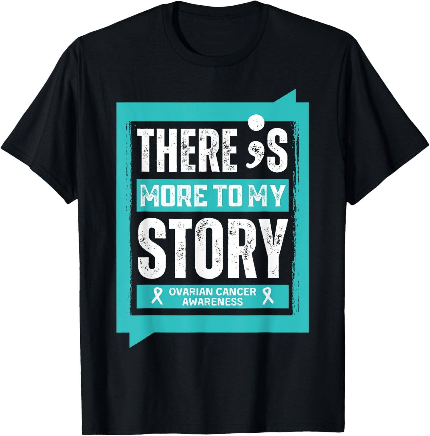 More To My Story Ovarian Cancer Disease T-Shirt - T-Shirt | Black