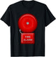 Fire Alarm Costume Shirt Funny Group Matching Halloween T-Shirt - T-Shirt | Black