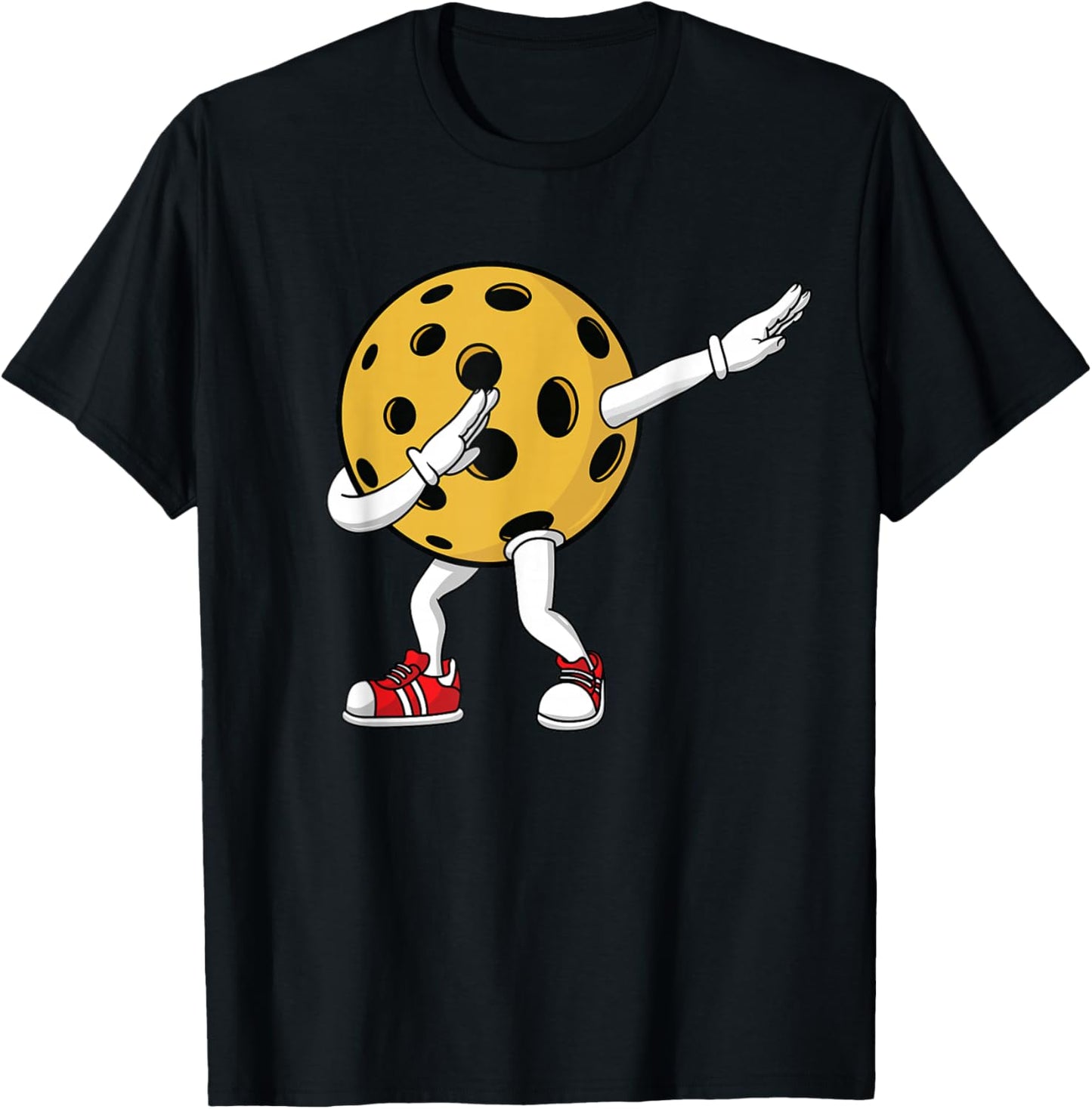 Cute Pickleball Design Women Dab Pickleball Player T-Shirt - T-Shirt | Black