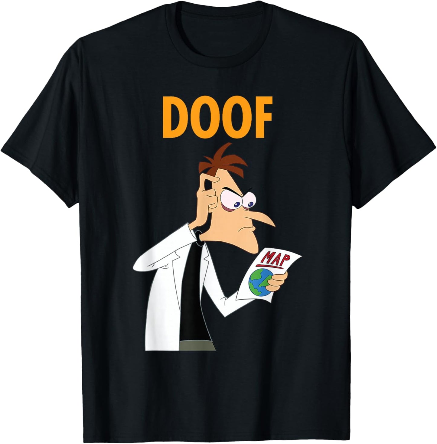 Phineas and Ferb: Candace Against the Universe Doof T-Shirt - T-Shirt | Black