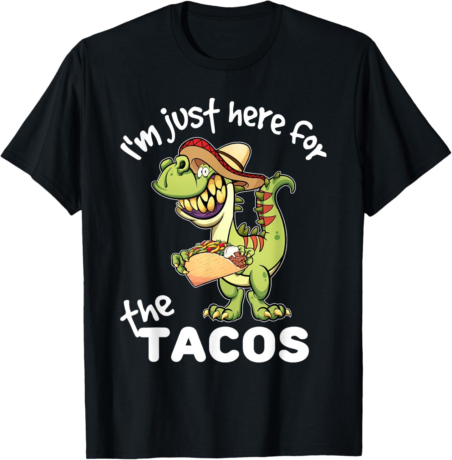 Cinco de Mayo Shirts For Kids Boys Taco T Rex Dinosaur Shirt T-Shirt - T-Shirt | Black