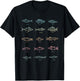 Fishing Men Boys Gift Fish Fishermen Hobby Lake Fishing T-Shirt - T-Shirt | Black