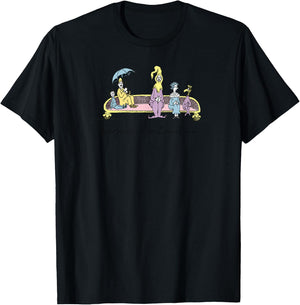 Dr. Seuss Oh the Places You'll Go Everyone is Just Waiting T-Shirt - T-Shirt | Black