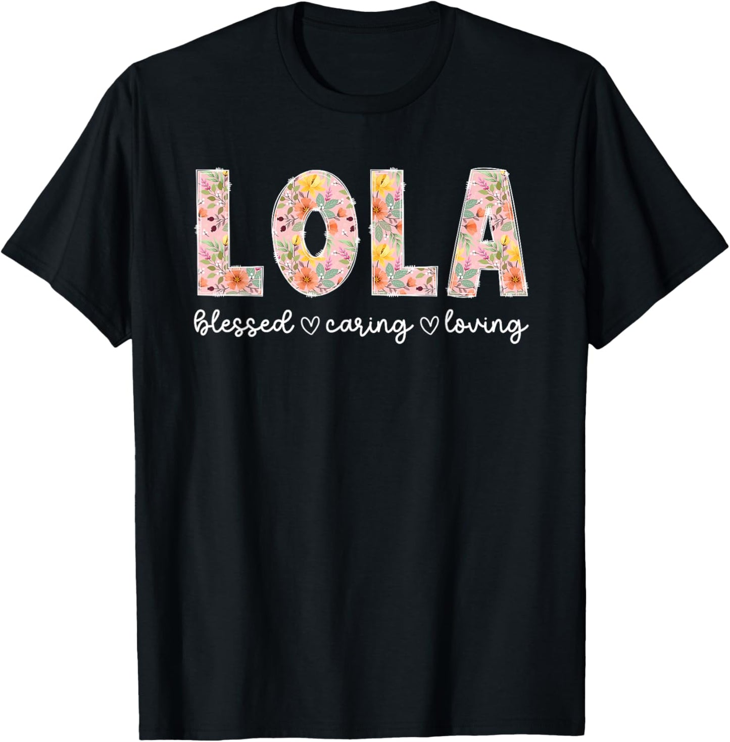 Lola Grandma Appreciation Lola Grandmother T-Shirt - T-Shirt | Black