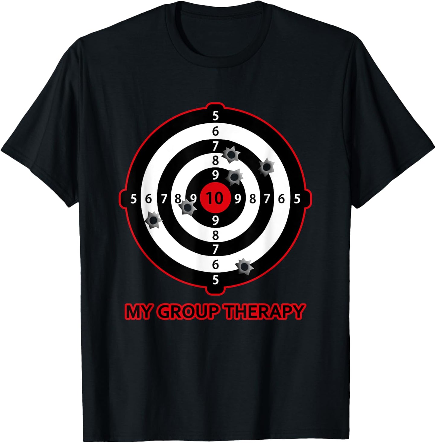 My Group Therapy Funny Gun Shooting Range Gift Women T-Shirt - T-Shirt | Black