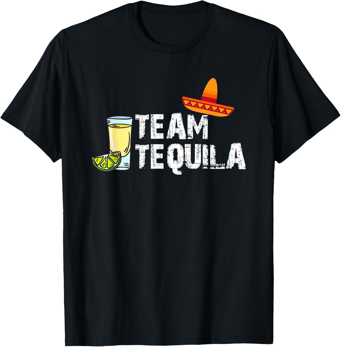 Team Tequila any Tequila lover drinker T-Shirt - T-Shirt | Black