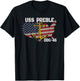 USS Preble DDG-46 Destroyer Veterans Day Father Grandpa Dad T-Shirt - T-Shirt | Black